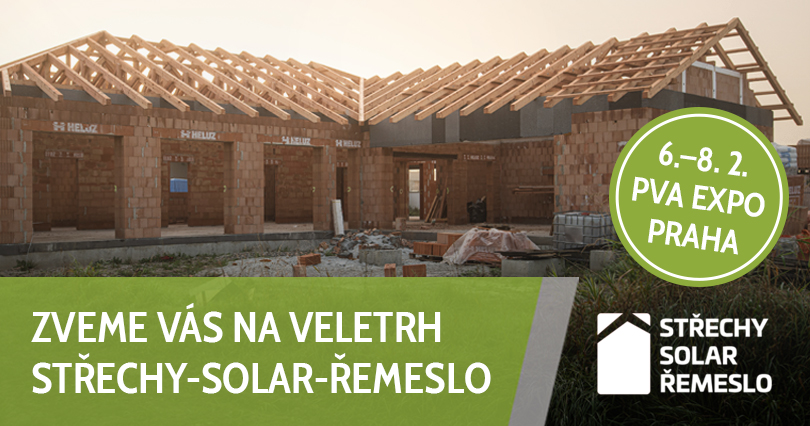  Střechy-Solar-Řemeslo | 6.–8. února | PVA EXPO PRAHA